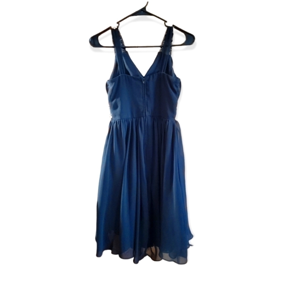 CITY Studio Black Tulle Embellished Empire Waist Dress Y2K - Picture 2 of 2